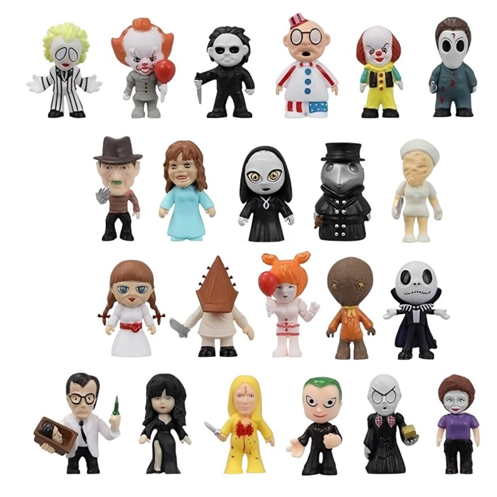 22 Horror Slasher Thriller Psycho Killer Movie TV Collectable Miniature Figures